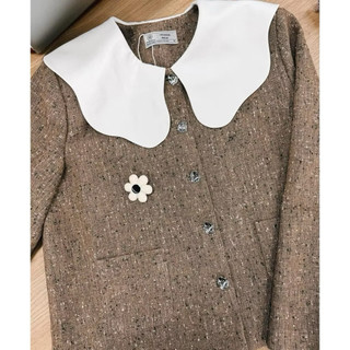 Dạ tweed mỏng muối tiêu siêu hot