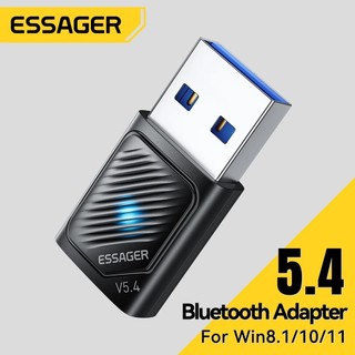 Bộ chuyển đổi USB ESSAGER Bluetooth 5.4 Adapter cho Windows 8.1/10/11\ Fenvi \ DONGLE 5.3, 5.1, 5.0\ BT17054 5.4