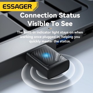 Bộ chuyển đổi USB ESSAGER Bluetooth 5.4 Adapter cho Windows 8.1/10/11\ Fenvi \ DONGLE 5.3, 5.1, 5.0\ BT17054 5.4