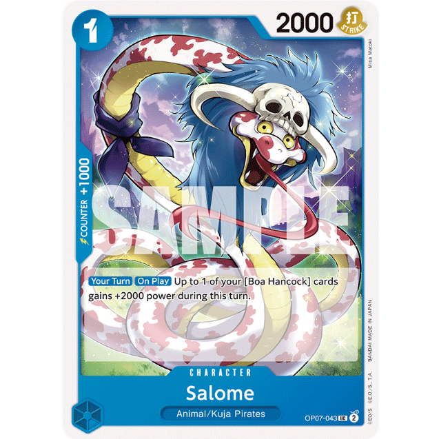 [Thẻ bài OnePiece] OP07-043 | UC | CHARACTER Salome