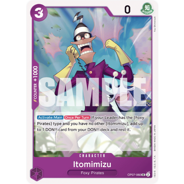 [Thẻ bài OnePiece] OP07-060 | UC | CHARACTER Itomimizu