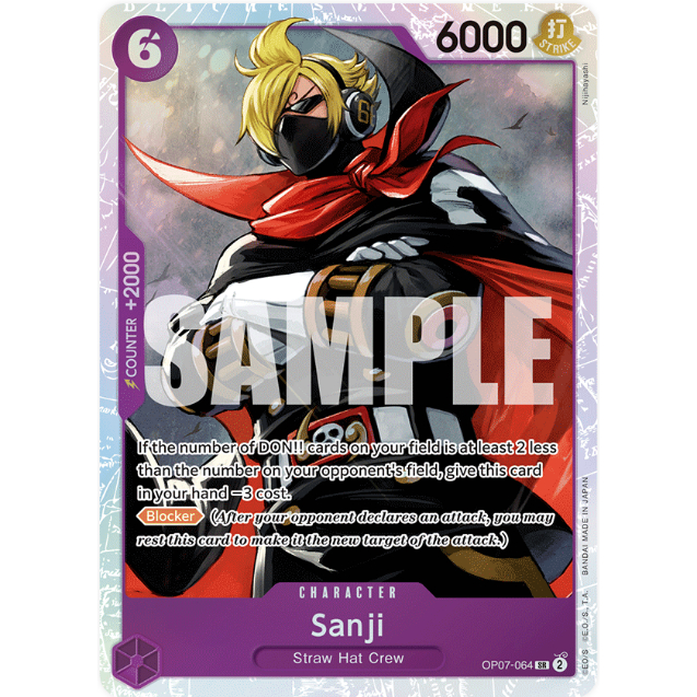 [Thẻ bài OnePiece] OP07-064 | SR | CHARACTER Sanji