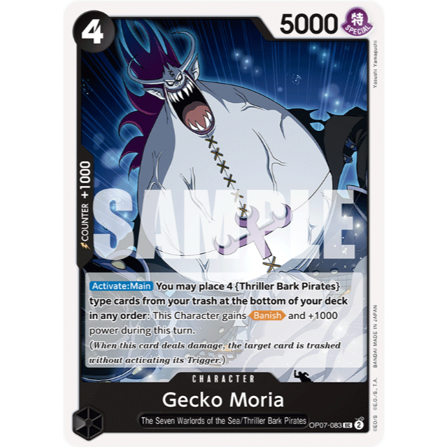 [Thẻ bài OnePiece] OP07-083 | UC | CHARACTER Gecko Moria