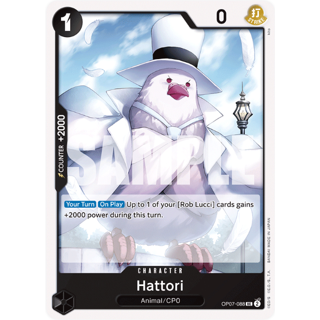 [Thẻ bài OnePiece] OP07-088 | UC | CHARACTER Hattori