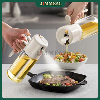  Bình Đựng Dầu Kết Hợp Bình Xịt Dầu 2 Trong 1 Tự Động Mở Nắp Đựng Dầu Ăn Nước Mắm Nước Tương 500ml 