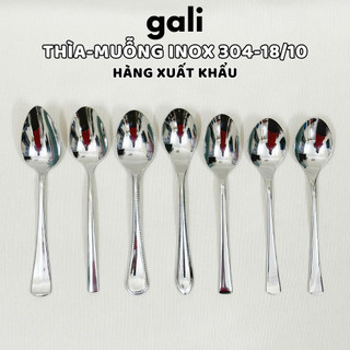  Thìa Muỗng Inox 304 18 10 Cao Cấp GaliHomecook | Ăn Phở Ăn Cơm Đủ Kích Cỡ Hàng Xuất Khẩu 