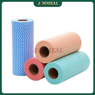 Cuộn khăn lau nhà bếp, phòng khách vải không dệt không để lại tơ vải, không làm xước về mặt đa năng