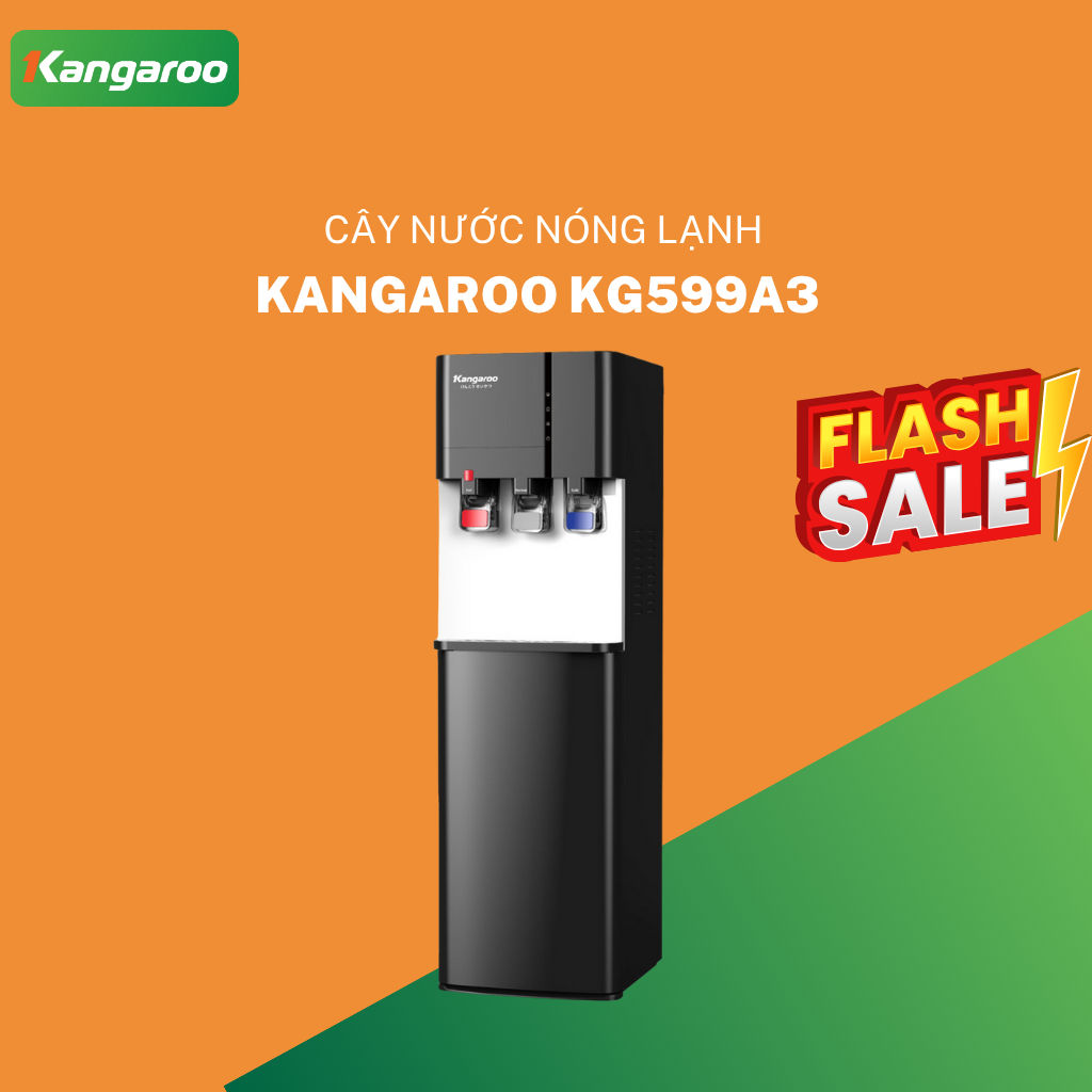 Cây nước nóng lạnh Kangaroo KG599A3 - mẫu mới 2025 bảo hành 12 tháng - Cây hút bình