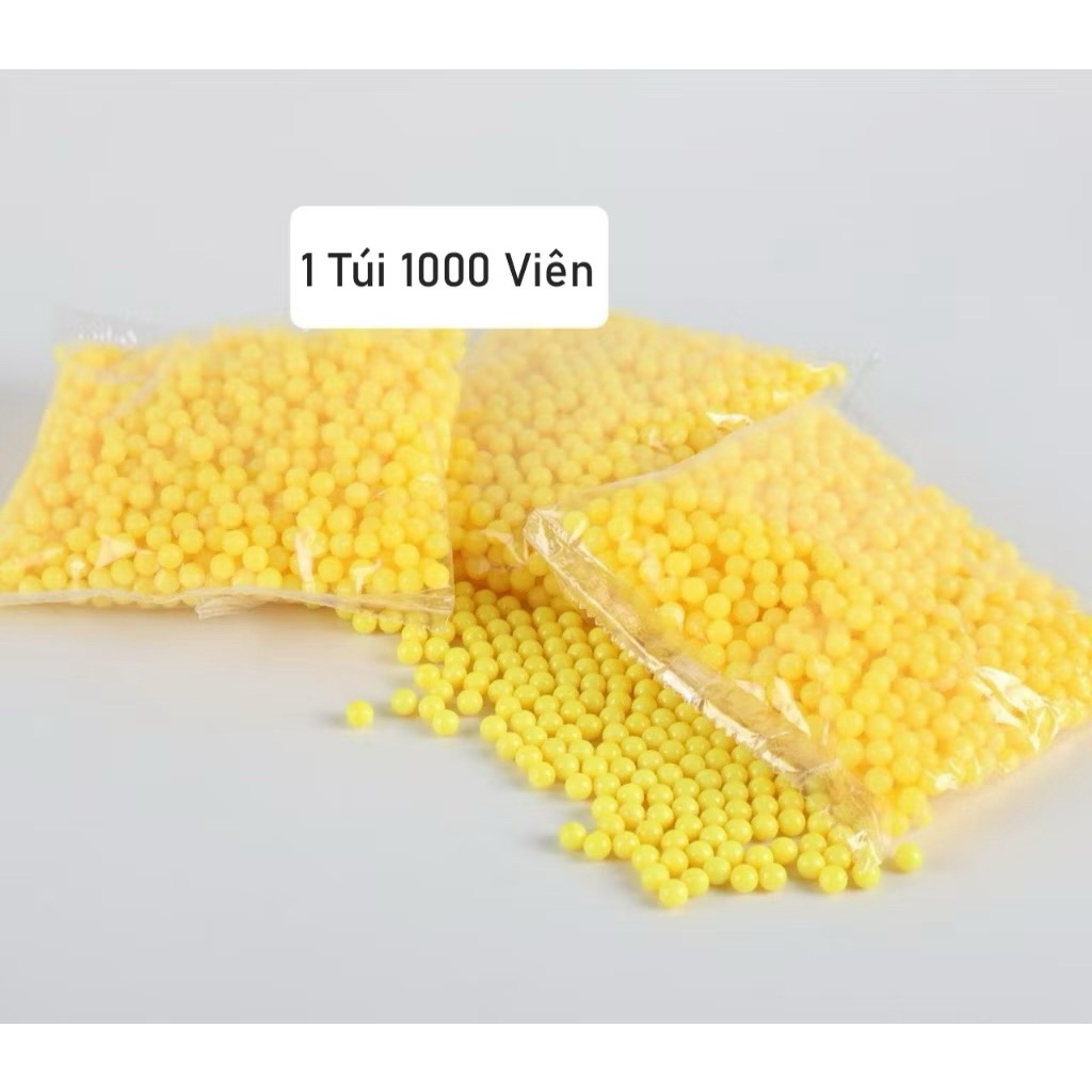 1 Túi Khoảng 1000-2000 Viên Bi Nhựa Cứng 6mm