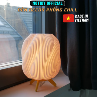  Đèn Ngủ Đèn LED Decor Để Bàn Để Đầu Giường MOTIDY Ánh Sáng Ấm Áp Phong Cách Xoắn Ốc Hiện Đại 