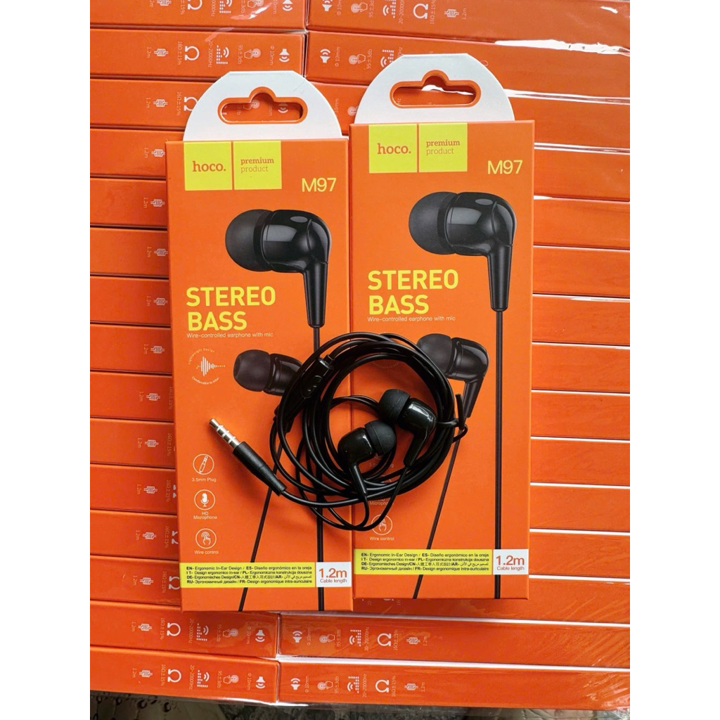 🎧 Tai Nghe Hoco M97 Stereo Bass – Âm Thanh Cực Hay, Có Mic Đàm Thoại Rõ Nét