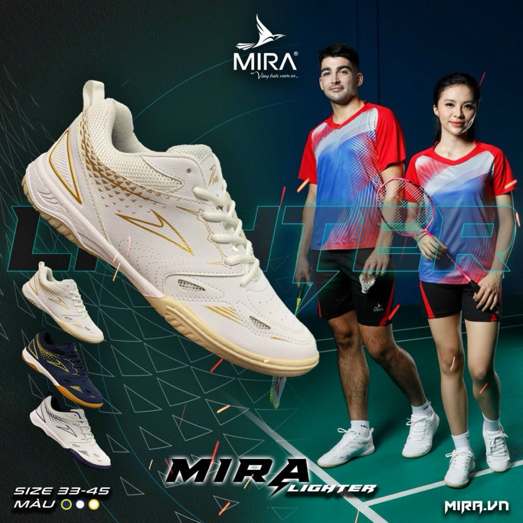 GIÀY THỂ THAO ĐA NĂNG MIRA LIGHTER ( cầu lông, bóng bàn..) phù hợp mọi loại sân