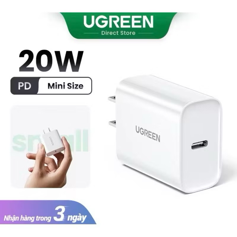 Củ Sạc Ugreen PD/QC 20W CD137 New US