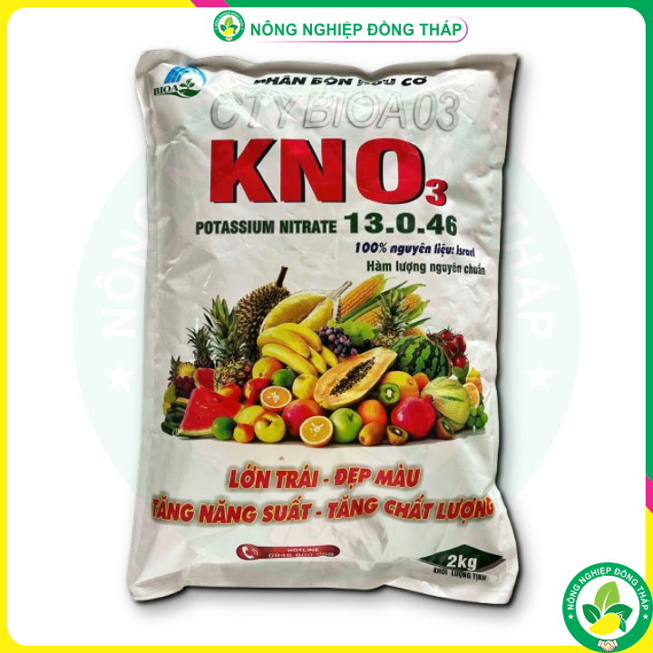 Phân Bón Vi lượng Potassium Nitrate KNO3 13-0-46 – 100% soluble fertilizer (Gói 2Kg)