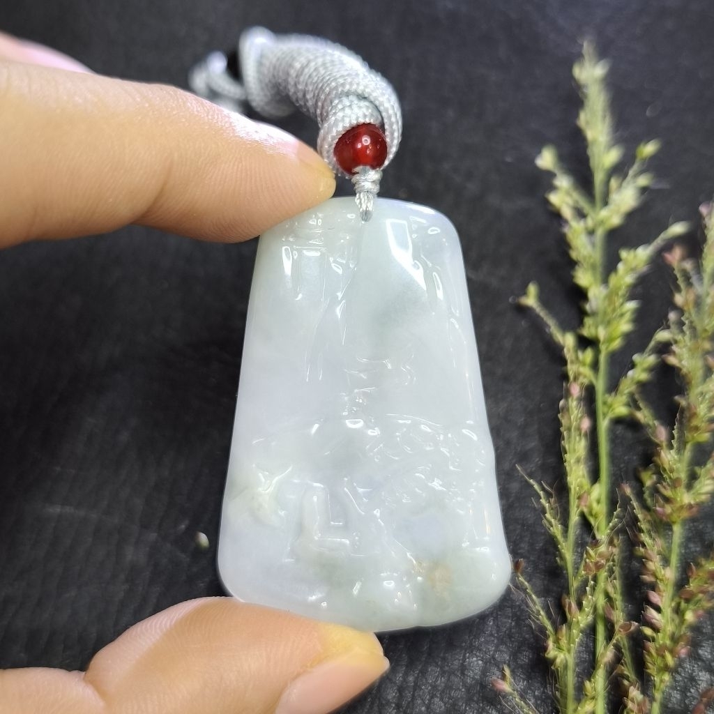 Sơn Thủy Bài Ngọc Phỉ Thúy Myanmar Loại A