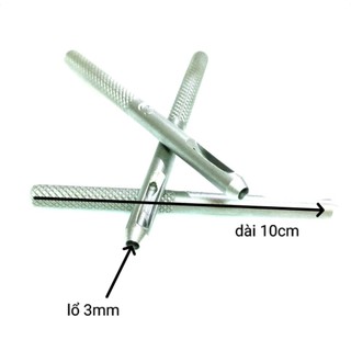 Cây đục lổ 3...8ly x10cm x2.cây