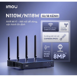  Đầu ghi Ezviz và đầu ghi Imou  4 kênh và đầu ghi ezviz  NVR1104HS  NVR1108HS  N110W  N118W 