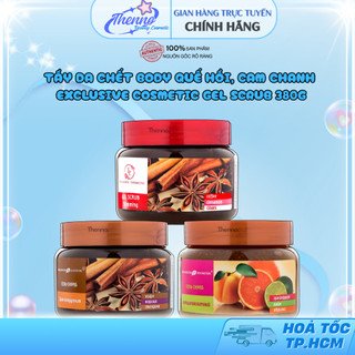  Tẩy Da Chết Body Quế Hồi Cam Chanh Exclusive Cosmetic Gel Scrub 380g 
