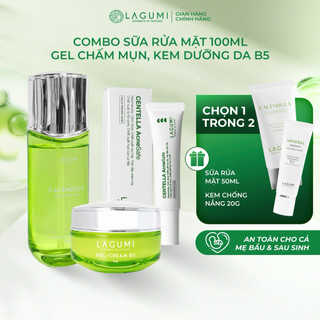  Bộ chăm sóc da ngừa mụn và sạch sâu toàn diện Set mỹ phẩm thiên nhiên lành tinh an toàn cho mẹ bầu và da nhạy cảm 