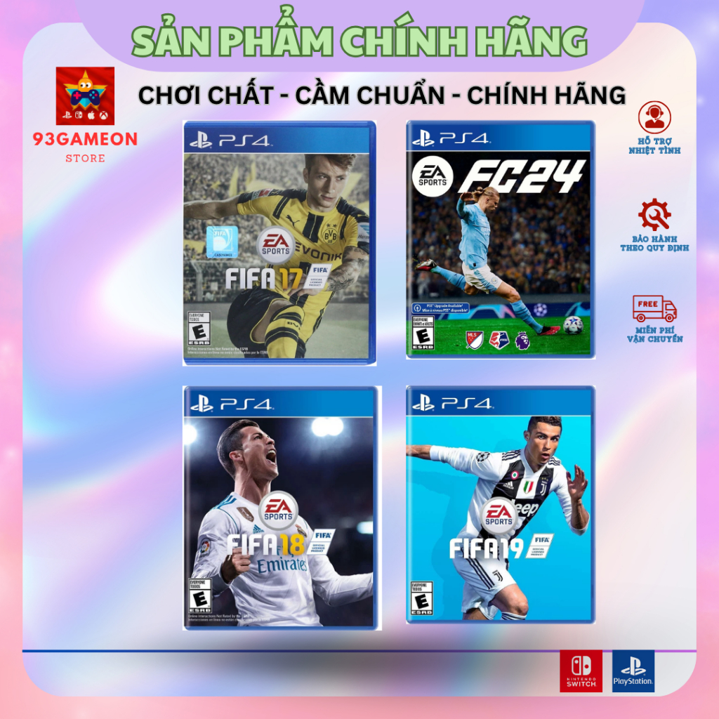 Đĩa Game PS4 FIFA FC 17 18 19 20 21 22 23 24 25