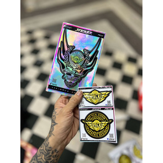 Tem dán dè Ricedecal®️ Mẫu lửa New dán mọi loại xe