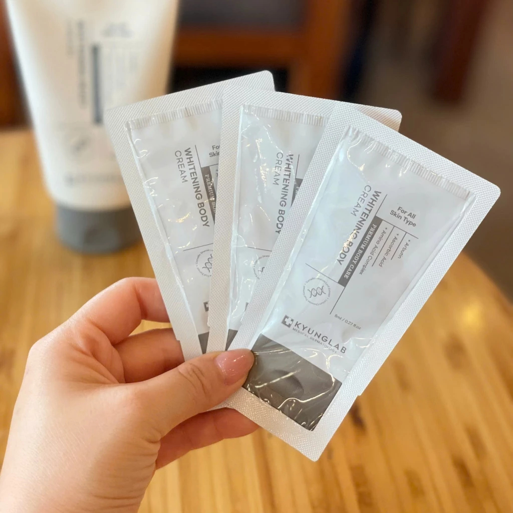 10 Gói x(8ml) Kem Dưỡng Body Kyunglab,Kem nâng tone body KyungLab Whitening Cream lên tone tự nhiên