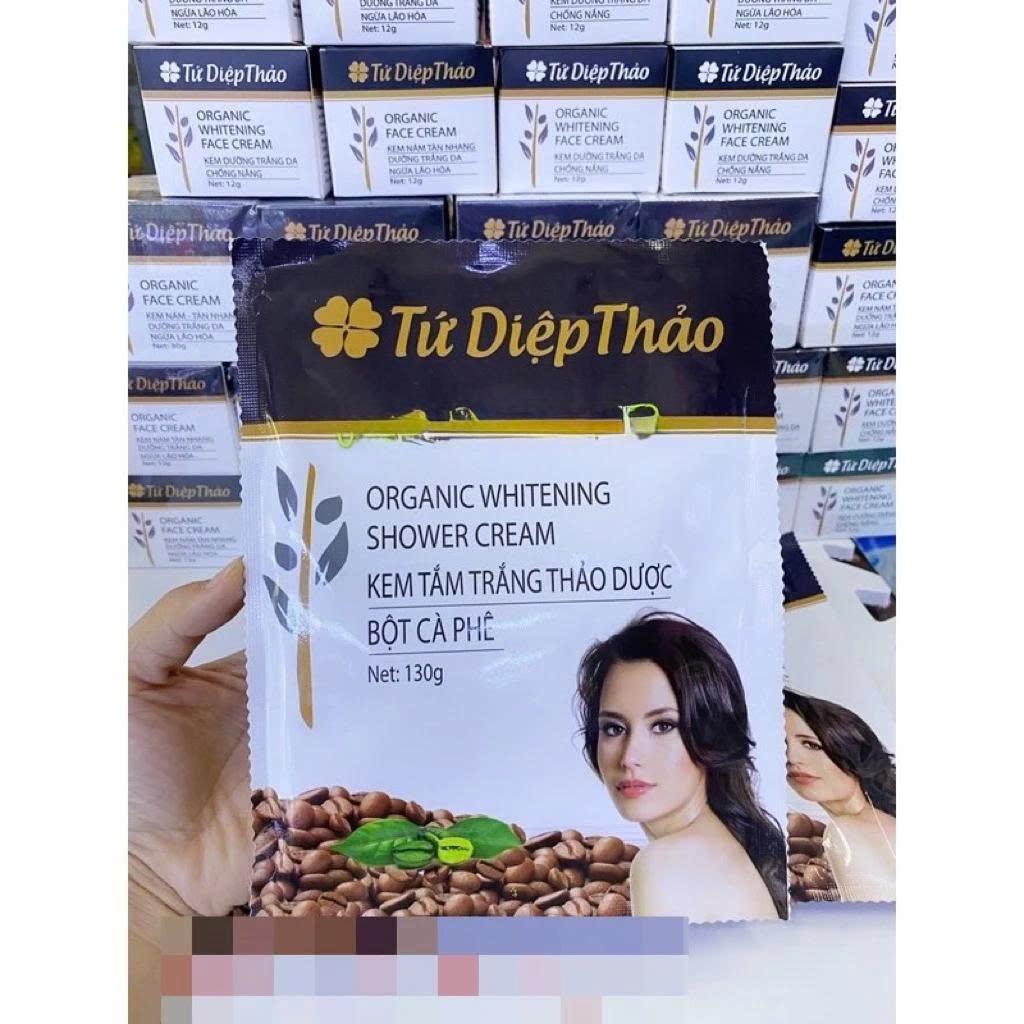 Combo 10 bịch kem tắm trắng tứ diệp thảo 130g (giá bìa 114k)