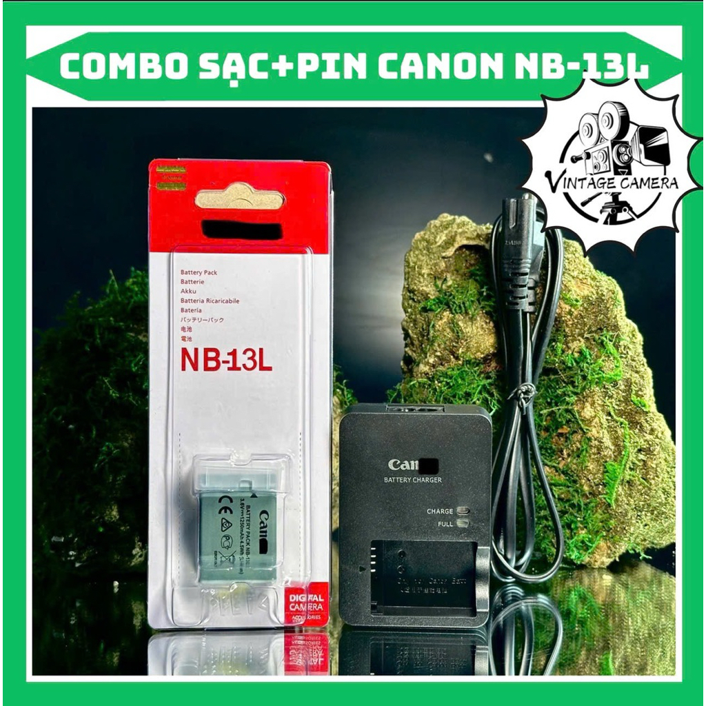 Bộ Sạc Pin Canon NB-13L ( Combo Hãng ) dùng cho PowerShot G5X ,PowerShot G7X ,PowerShot G9X , G7 X M