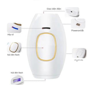  Máy Triệt Lông Toàn Thân Vĩnh Viễn IPL NanoSkin Máy triệt lông bằng Laser Triệt Lông Nách 