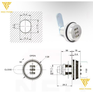 Khoá tủ - khoá tủ mật khẩu/ Khoá cốp số cửa tủ  hàng đẹp