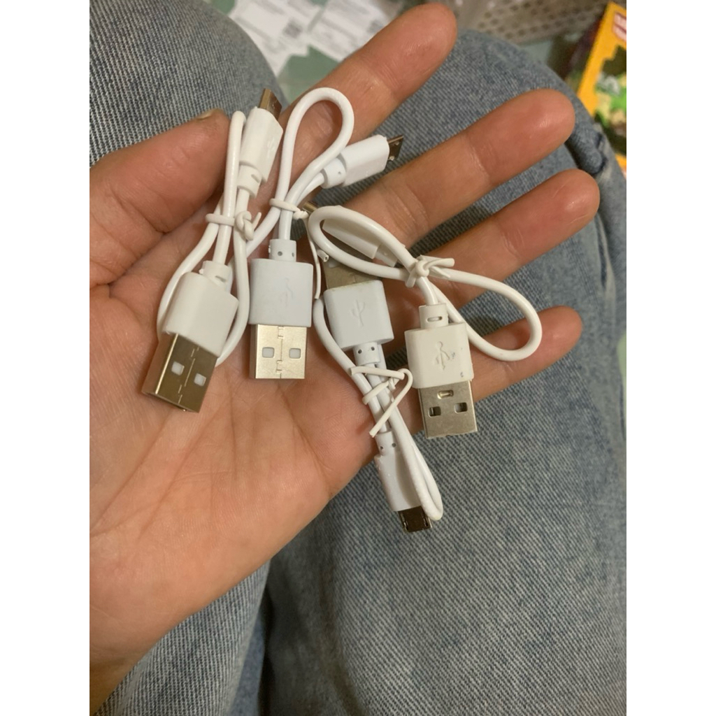 Phụ Kiện Dây Cáp Sạc Giá Rẻ, Dài the p,’ USB to Type C. Dành Cho Quạt, Micro, Tai Nghe, Phụ Kiện