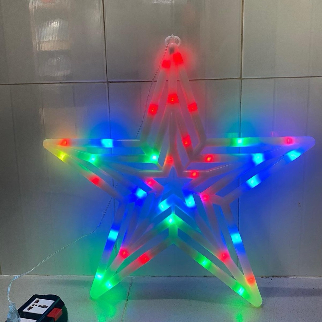 Ngôi Sao Led 5 Tấc Trang Trí Giáng Sinh, Cây Thông, Quán Cafe