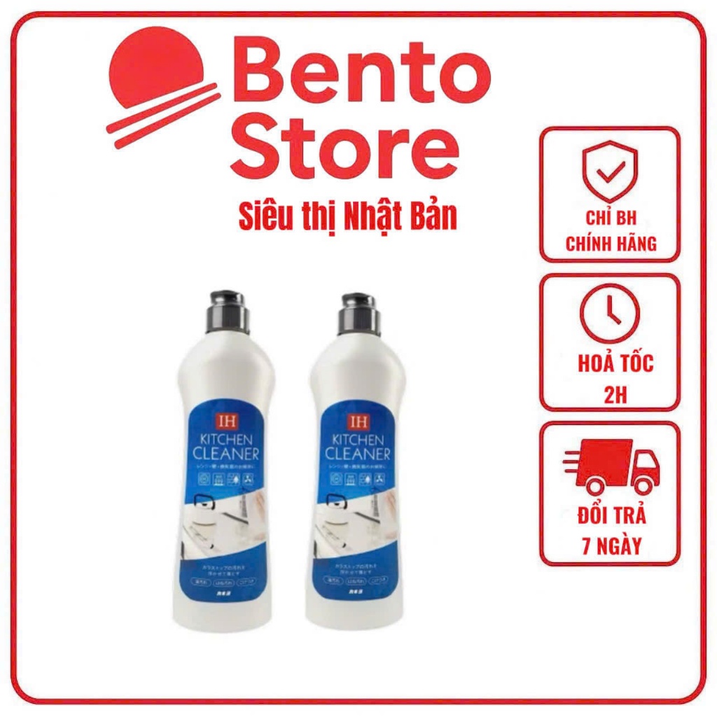 Dung dịch vệ sinh bếp từ IH Kitchen Cleaner 400g Nhật Bản – Làm sạch hiệu quả, an toàn cho mặt bếp