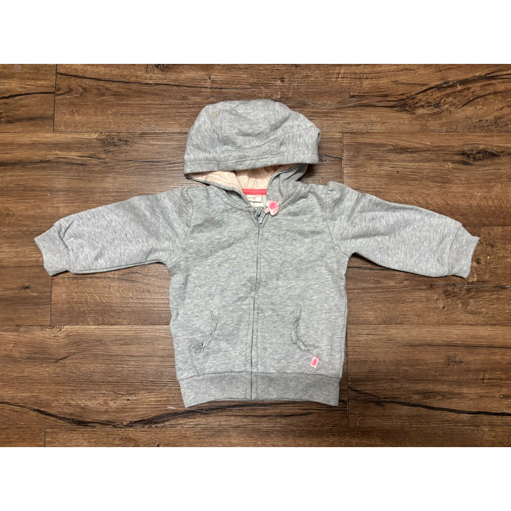 Áo khoác nỉ HM VNXK cho bé gái lỗi nhẹ size 6/9 month - 12 month