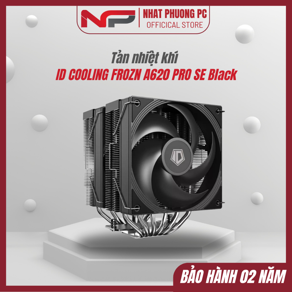 Tản nhiệt khí ID COOLING FROZN A620 PRO SE Black (Mới, BH 24T)