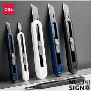 [GIÁ SỐC] Dao rọc giấy Deli lưỡi thép SK5 sắc bén  Dao mini tiện dụng cho văn phòng, học sinh