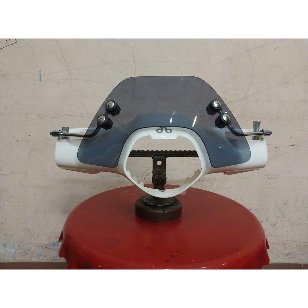 KÍNH CHẮN GIÓ CHO XE MÁY CÁC ĐỜI: DATBIKE QUANTUM S, VINFAST KLATA…(D2)