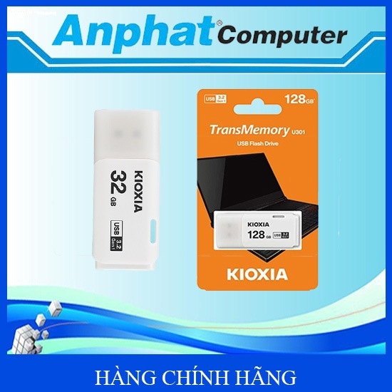USB KIOXIA 32GB/64GB/128GB U301 USB 3.2 Gen 1 - Hàng chính hãng