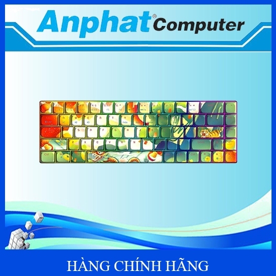 Bàn phím cơ không dây Newmen GM680 Jungle (Ngọa Hổ tàng Long ) G-Pro Silvery Speed- Hàng Chính Hãng