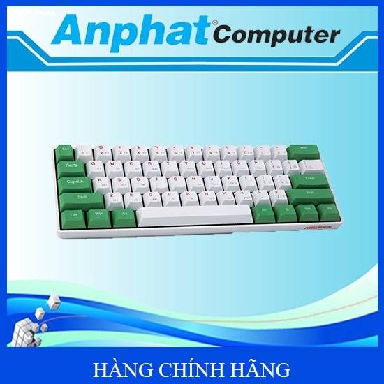 Bàn Phím Cơ Newmen GM610Dy Dual mode, N-Box red - Hàng Chính Hãng