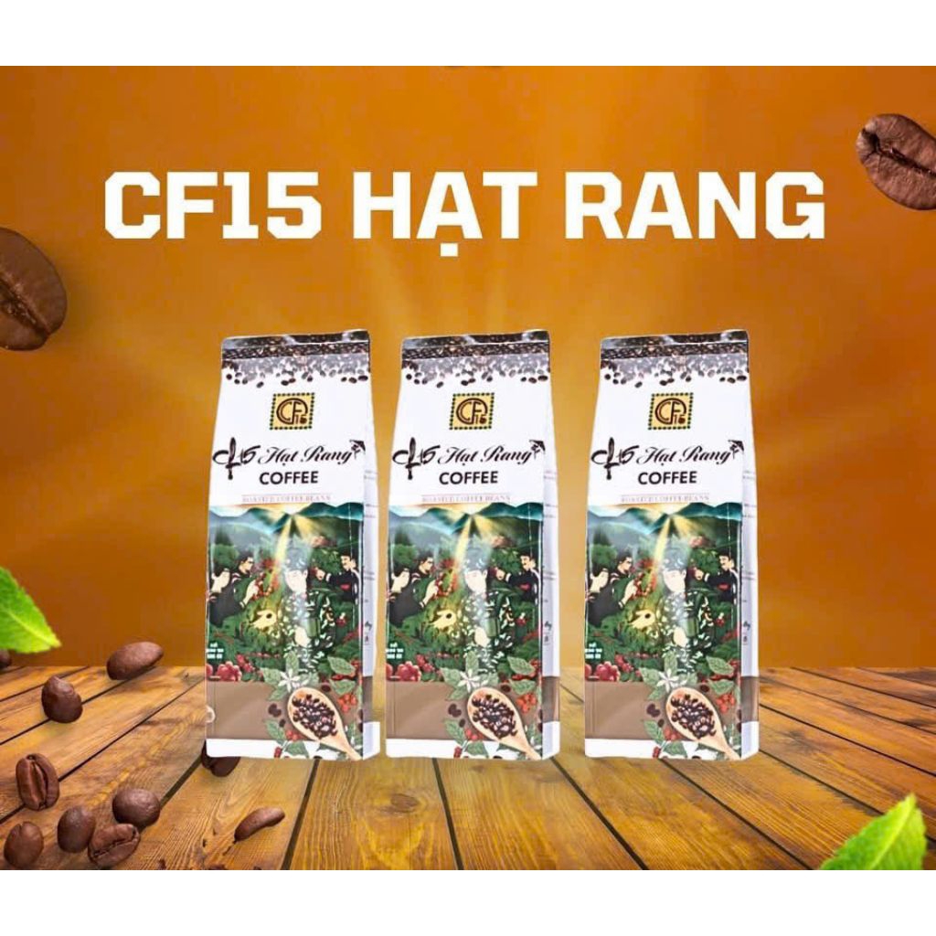 1KG CÀ PHÊ RANG NGUYÊN HẠT ROBUSTA CF15