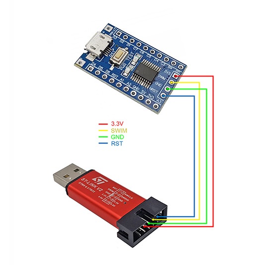 Kit phát triển STM8S Module STM8S003F3P6  Board STM8S103F3P6
