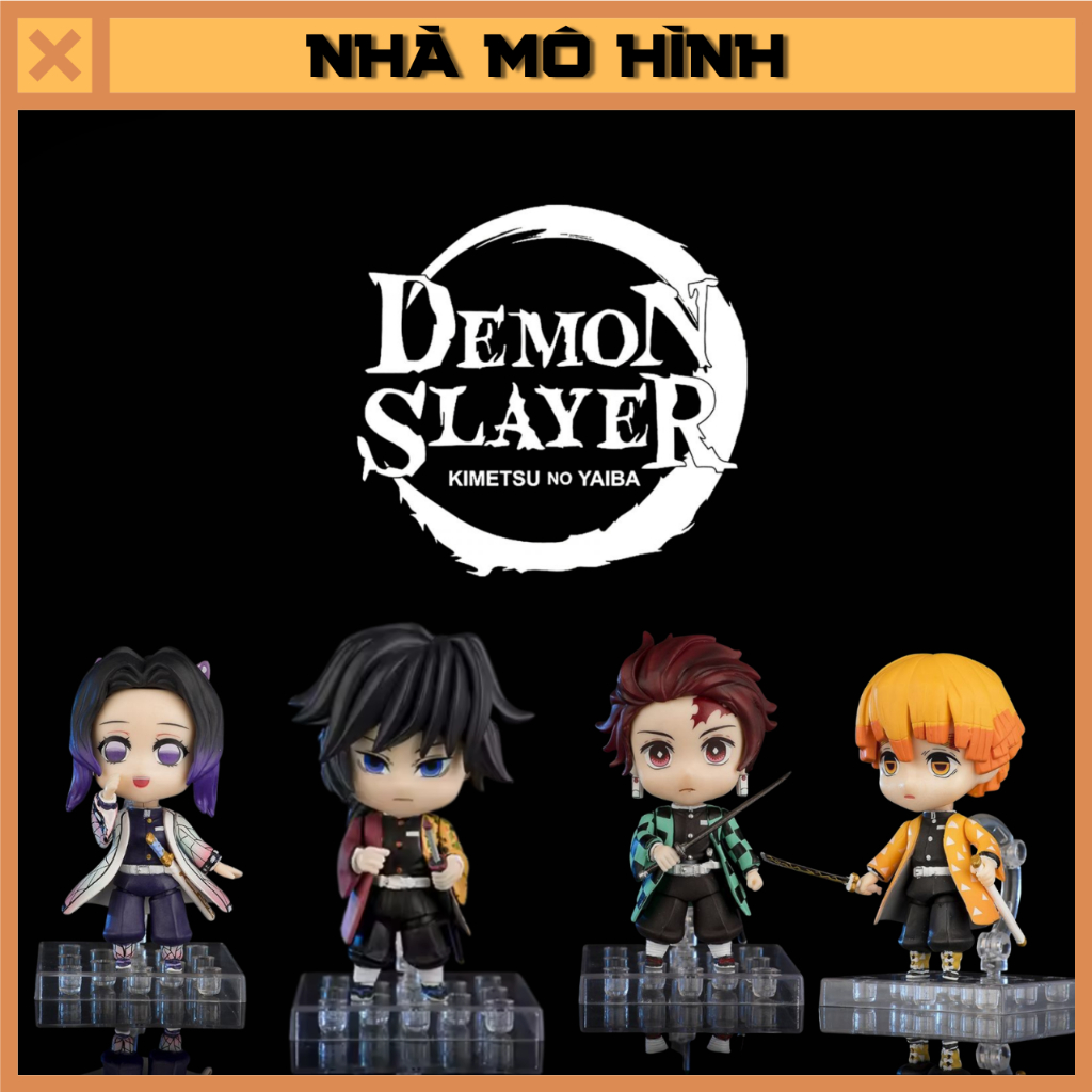 Mô hình Nendoroid Kimetsu No Yaiba Thanh gươm diệt quỷ Tanjiro Nezuko Giyuu Zenitsu Demon Slayer