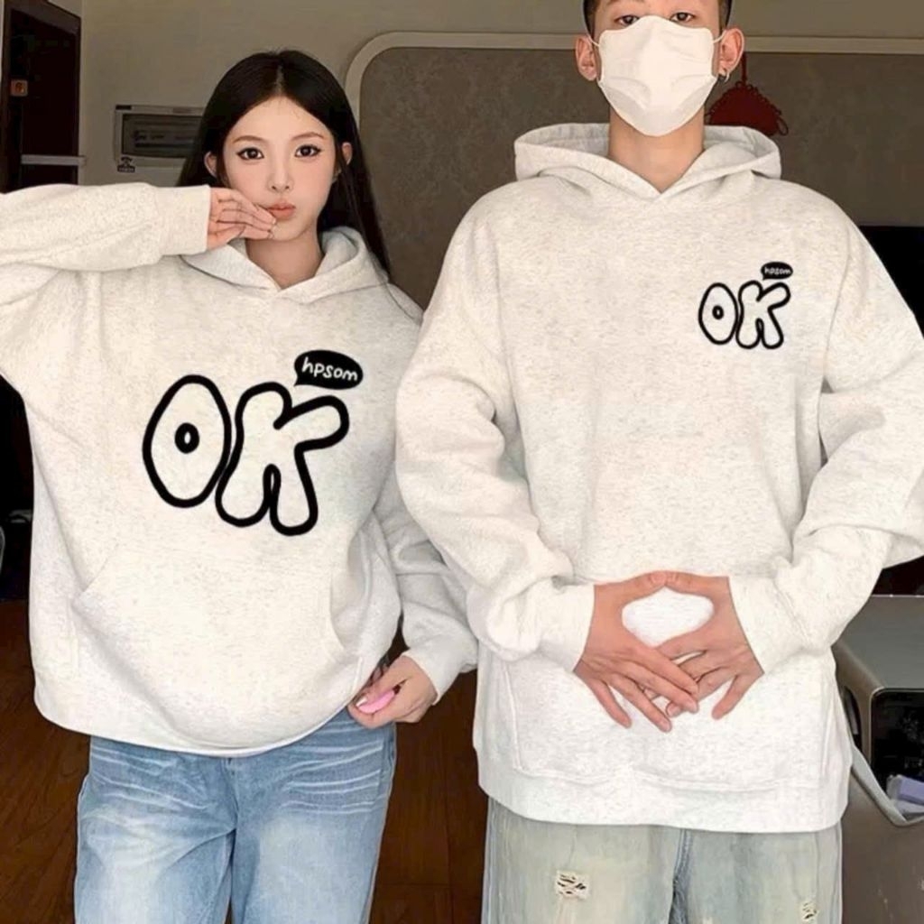 Áo Hoodie Nỉ cao cấp Nasa Stone Couple – Form Rộng, Nỉ Bông Dày Mịn, In Hình Dễ Thương Phong Cách Hà