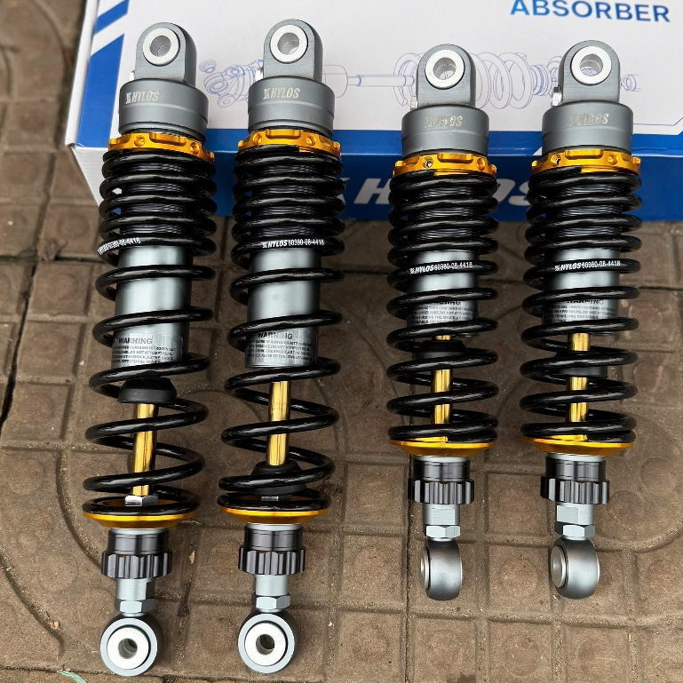  Phuộc Nitron wave sirius không bình dầu đen chén vàng 