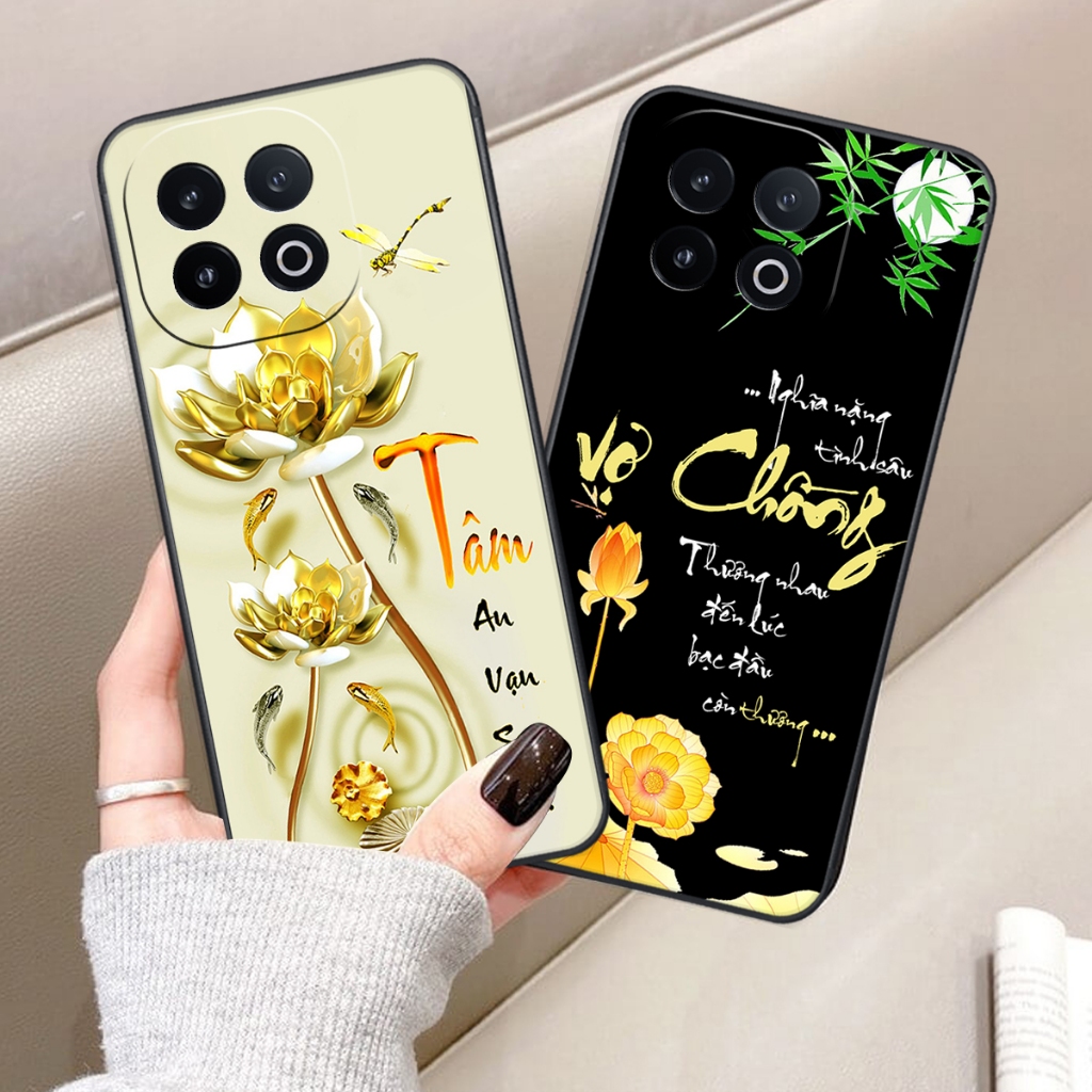 Ốp lưng cho Vivo IQ00 13 mẫu tài lộc,thư pháp, chữ an, nhẫn,chữ tâm
