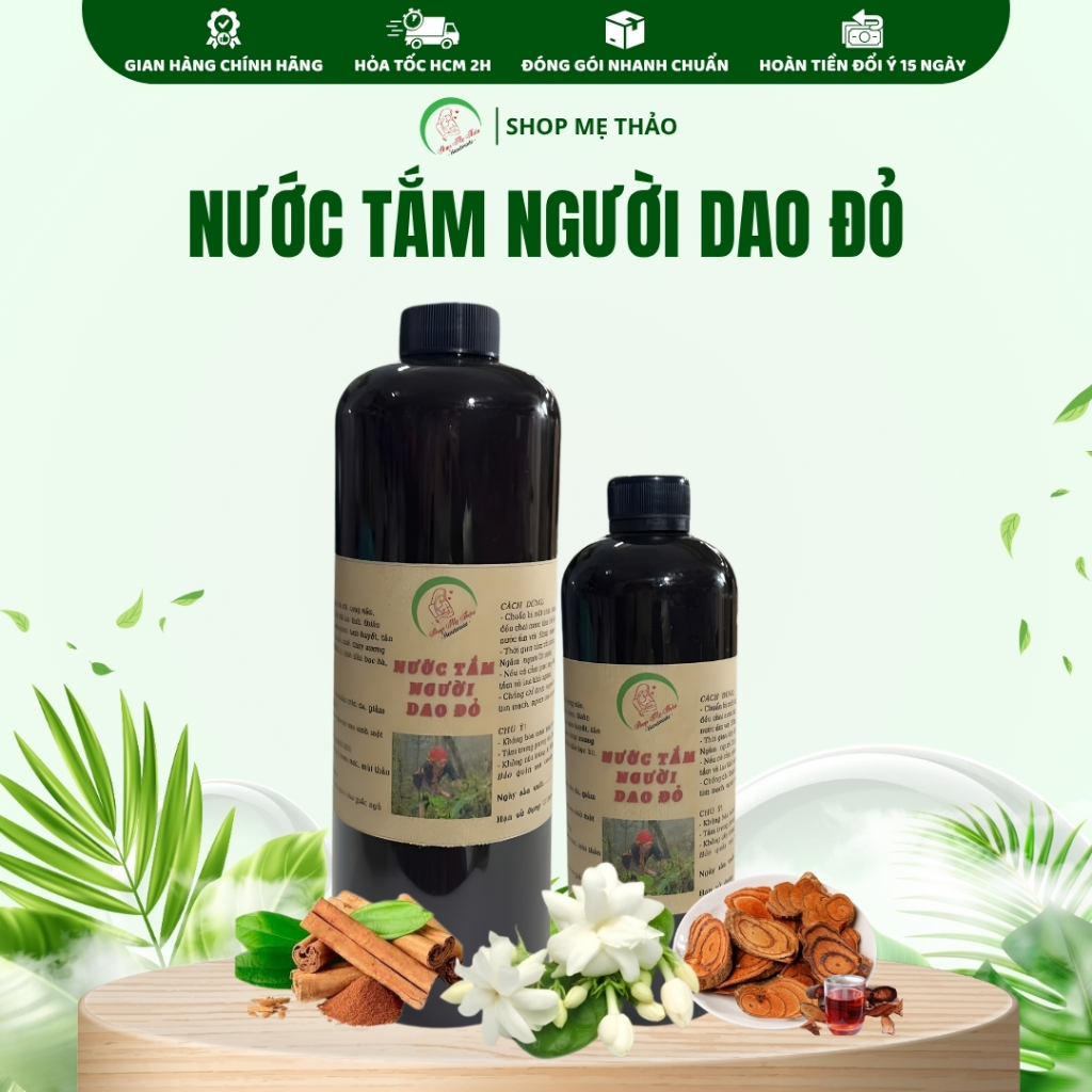 NƯỚC LÁ TẮM NGƯỜI DAO ĐỎ