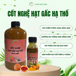CỐT NGHỆ HẠT GẤC HẠ THỔ FACE 100ML (HANDMADE)