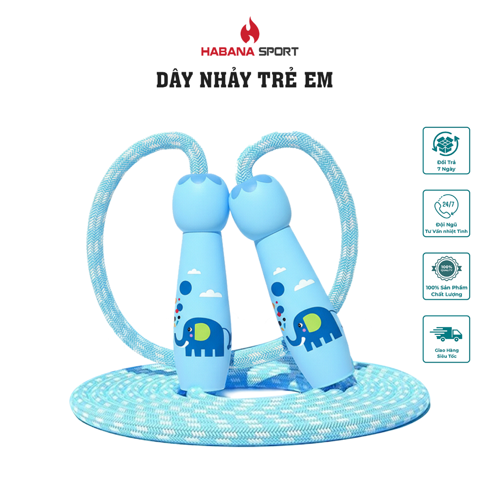 Dây Nhảy Thể Dục Cho Bé, Voi đáng yêu - Habana Sport