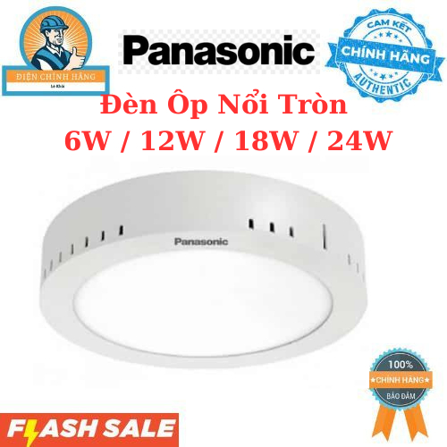 Đèn Led Panasonic Ốp Trần Nổi Tròn 6W / 12W / 18W / 24W NNNC7632088 Chính Hãng Panasonic